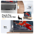 Lemorele Type-C to HDMI Wireless Transmitter and Receiver 1080P Video Transceiver 50m Wireless Extender Kit For Office/Teaching